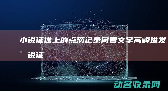 小说征途上的点滴记录 向着文学高峰进发 (小说征途的作者是谁)